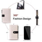 Wallet Women RFID Blocking Multi Cards Wallet Credit Card Holder for Women Large Capacity Lady Leather Trifold Travel Wallet with Passport