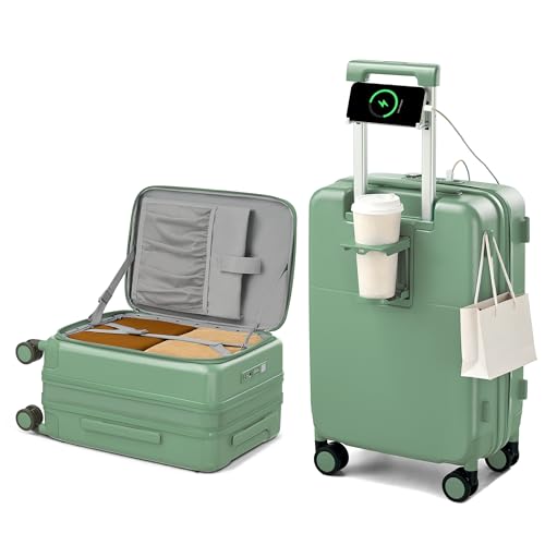 20 Inch Expandable Carry On Luggage 22x14x9 Airline Approved