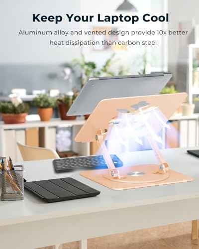360° Rotating Laptop Stand for Desk