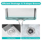 12 Inch Undermount Bar Sink 18 Gauge 304 Stainless Steel Brushed