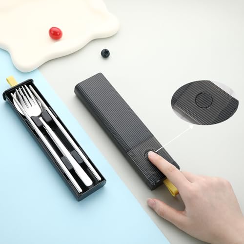 Travel Utensils with Case (4 Count)