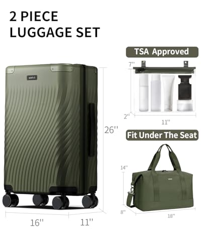 Hardside Expandable Carry On Luggage