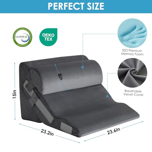 Wedge Pillow Set for After Surgery (3 Count)