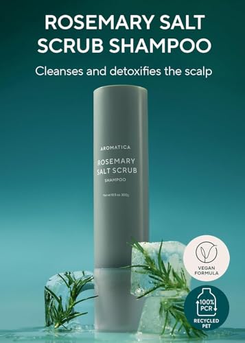 Rosemary Salt Scrub Shampoo (10.5 Fl Oz)
