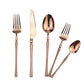 Copper Silverware Set