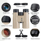 12x42 HD Binoculars for Adults High Powered Binoculars with Upgraded Phone Adapter Compact Binocular with Low Light Night Vision for Bird Watching Hunting Outdoor Sports Concerts Green