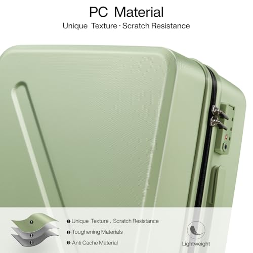 Underseat Carry On Luggage With Wheels 16 Inch Small Suitcase Underseat Carry On bag Mini Travel Luggage Personal Item Hard Case Luggage TSA Approved Luggage
