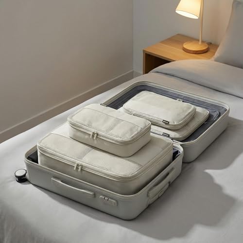 4 Piece Compression Packing Cubes for 3 (4 Count)