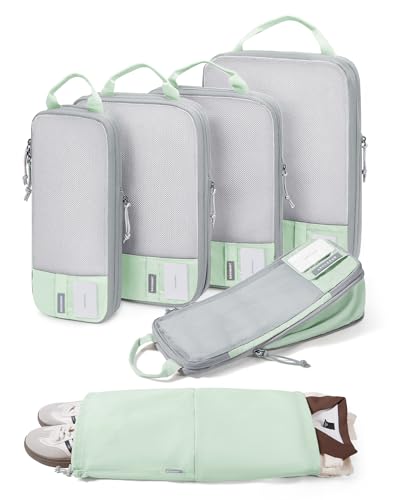 6 Set Compression Packing Cubes for Travel (6 Count)