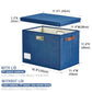 17" Large Fabric Storage Box with Lids (3 Count)
