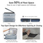 28 Inch Checked Luggage with Cup Holder and USB Ports