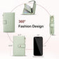 Wallets for Women RFID Blocking Leather Trifold Clutch Wallet Credit Card Holder Ladies Travel Wallet Purse with Passport