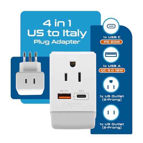 Italy Travel Adapter