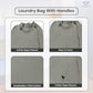 LFH Home Cotton Rich Large Laundry Bag with Handle