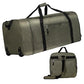 100L Foldable Rolling Duffel Bag with 2 Wheels