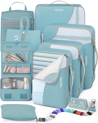 8 Set Packing Cubes for Travel (8 Count)