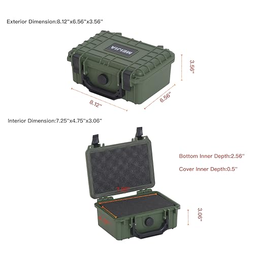 IP67 waterproof hard compact case