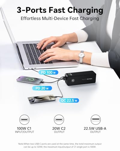 27000mAh 120W Fast Charging Power Bank
