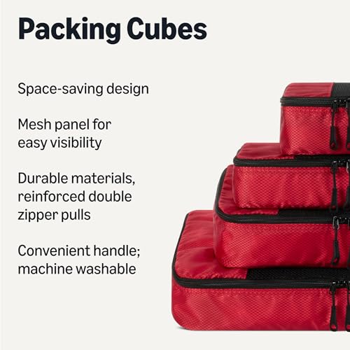 4 Piece Packing Cubes Travel Accessories Set (4 Count)