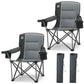 2 Pack Oversized Folding Camping Chair for Adults (2 Count)