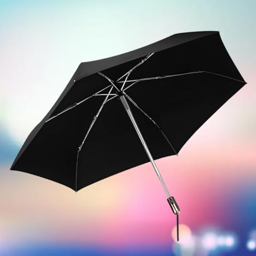 Mini Travel Compact Automatic Umbrella Small Lightweight Folding Rain Windproof Auto Open