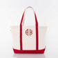 CB STATION Medium Classic Canvas Tote Bag for Women, Top Zipper Closure, Outer Pocket, Daily Essentials, Groceries, Traveling