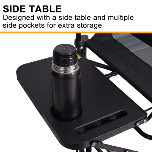 2 Pack Extra Tall Folding Camping Chair (2 Count)