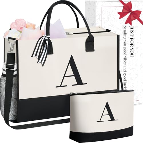 Personalized Initial Tote Bag
