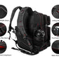 Military Tactical Backpack for Men and Women 45L Army 3 Days Assault Pack Bag Large Rucksack with Molle System Black with Red Line