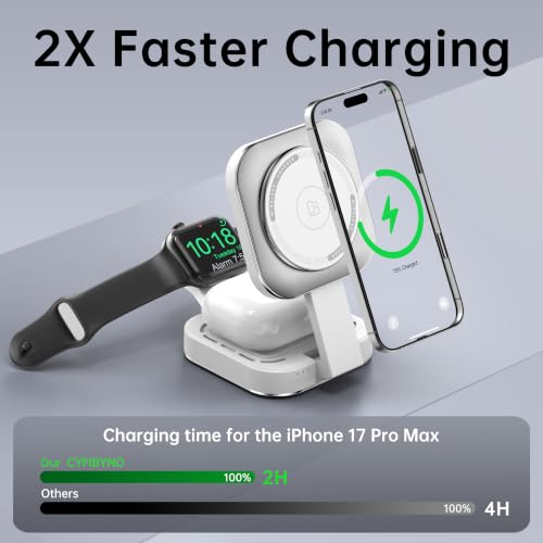 3 in 1 Mini Foldable Charging Station for Apple Devices