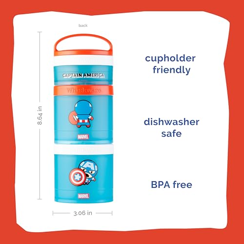 Marvel Stackable Snack Containers for Babies