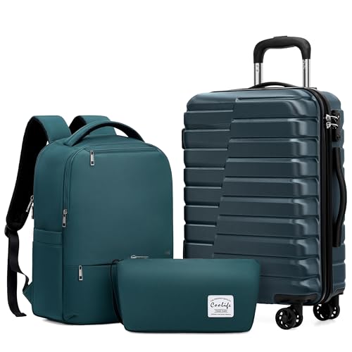 Lightweight Luggage with TSA Lock (3 Count)