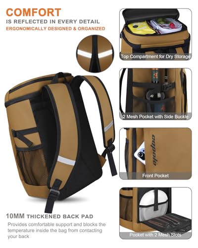 Cooler Backpack Insulated Leak Proof for Women Men Soft Cooler Bag