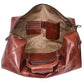 Leather Travel Duffel Bags for Men and Women Sports Gym Duffle Overnight Weekend Leather Bag By Aaron Leather Goods