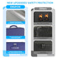 Fireproof File Organizer Bag with 13 Pockets Accordion File Folder