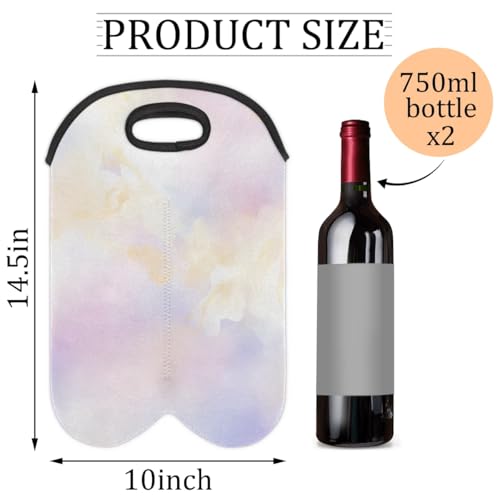 Wine Carrier Tote Personalized Bag for 2 Bottles