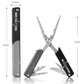 12-in-1 Folding Fishing Pliers, Compact Saltwater Fishing Tool with Braid Cutter, Hook Remover, Split Ring Opener, Stainless Steel Fishing Gear Gift for Men