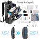 Backpack for Men Slim & Expandable Travel Laptop Backpack with USB Charging Port Water Resistant Anti