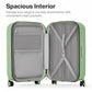 26 Inch Large Checked Luggage PC Hardshell Suitcases with Wheels for Travel Woman Men