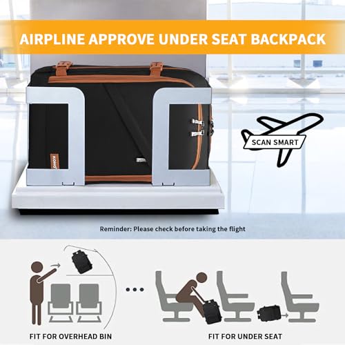Travel Backpack Airline Approved Under Seat Personal Item Bag