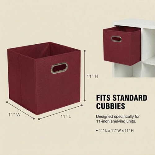 Fabric Storage Bins 6 Piece Set