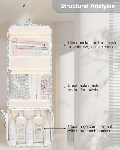 Small Hanging Toiletry Bag for Women