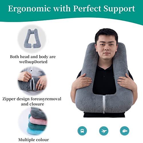 Travel Pillow Upgraded Version of Aircraft Travel Neck Pillow