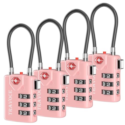 TSA Approved Luggage Locks (4 Count)