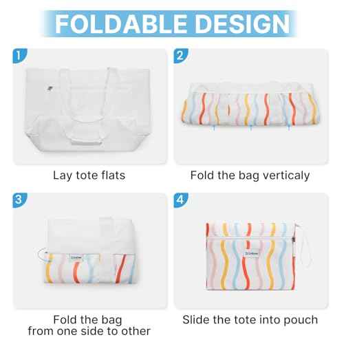 Beach Bag Waterproof Beach Tote Pool Bags for Women