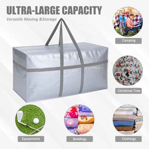 4 Pcs 96 Gallon Extra Large Moving Bags Heavy Duty Storage Bag (4 Count)