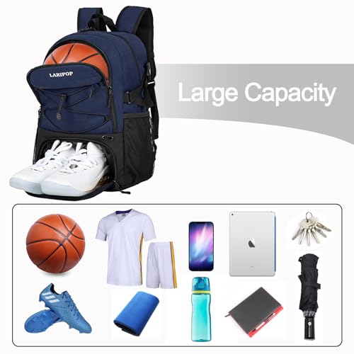 Basketball Backpack with Ball Compartment