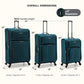 Anzio Softside Expandable Luggage with Spinner Wheels (2 Piece)