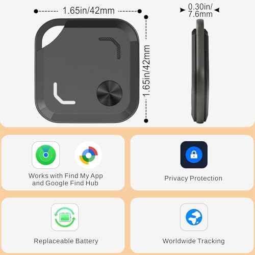 Dual System Bluetooth Tracker Tags for Android & iOS
