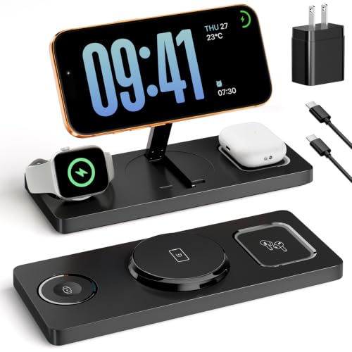 Foldable 3 in 1 Charging Station for Magsafe
